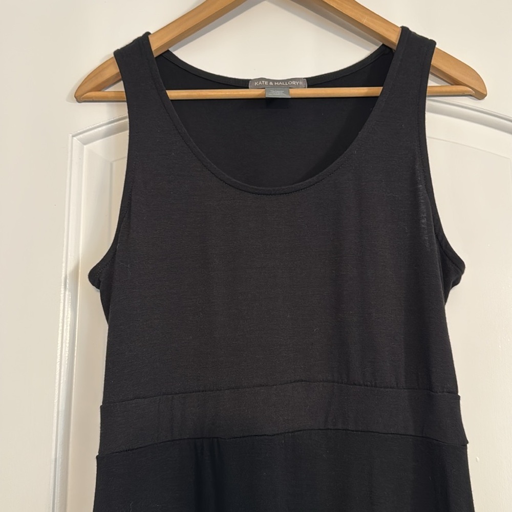 Kate & Mallory Black and Gray Sleeveless Maxi Sundress Size medium - Picture 2 of 7